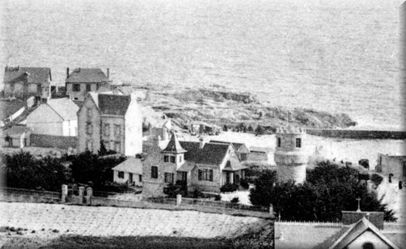 Vue du premier Prieuré vers 1900.