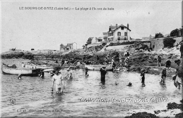 47 Le Bourg-de-La plage à l'heure du bain HT L-I 47 bis
