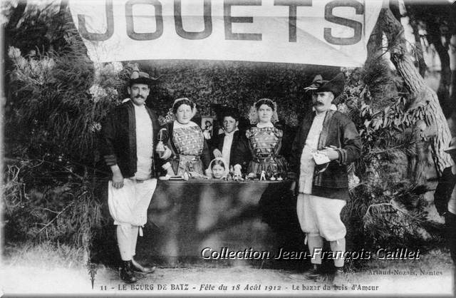 11 - Le Bourg-de-Batz - Fête du 18 août 1912 - Le bazar du bois d'Amour