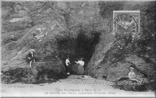 115 Du Pouliguen à Batz (L.-I.) La Grotte des Deux Jumelles