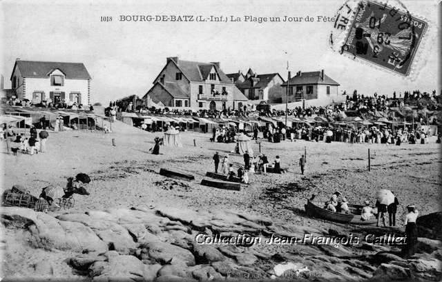 1018 Bourg-de-Batz (L.-Inf.) La Plage un Jour de Fête