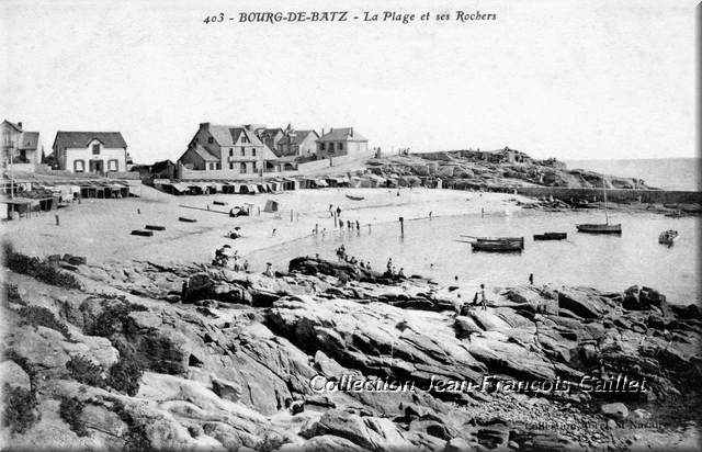 403 - Bourg-de-Batz - La Plage et ses Rochers