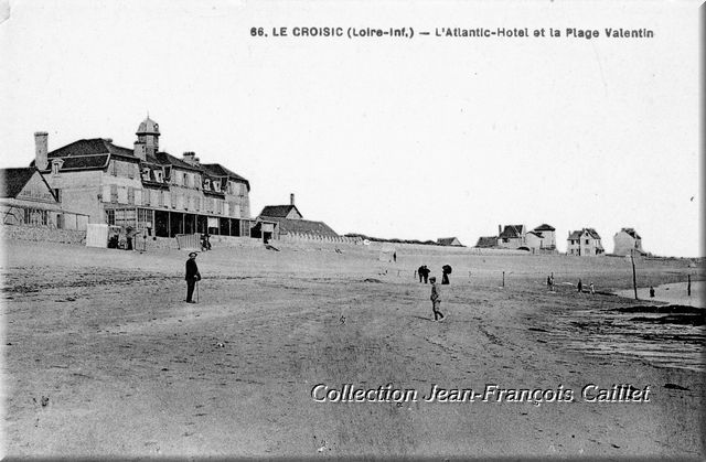 66. Le Croisic (Loire-Inf.) - L'Atlantic-Hotel et la Plage Valentin