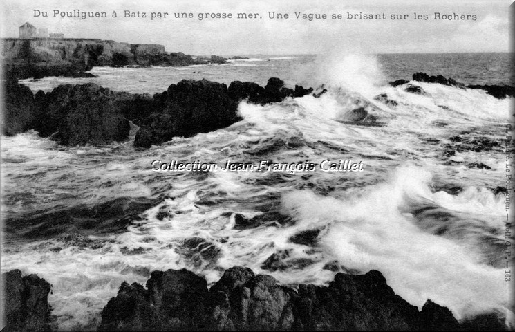Image de vagues sur la baie de Gentilly